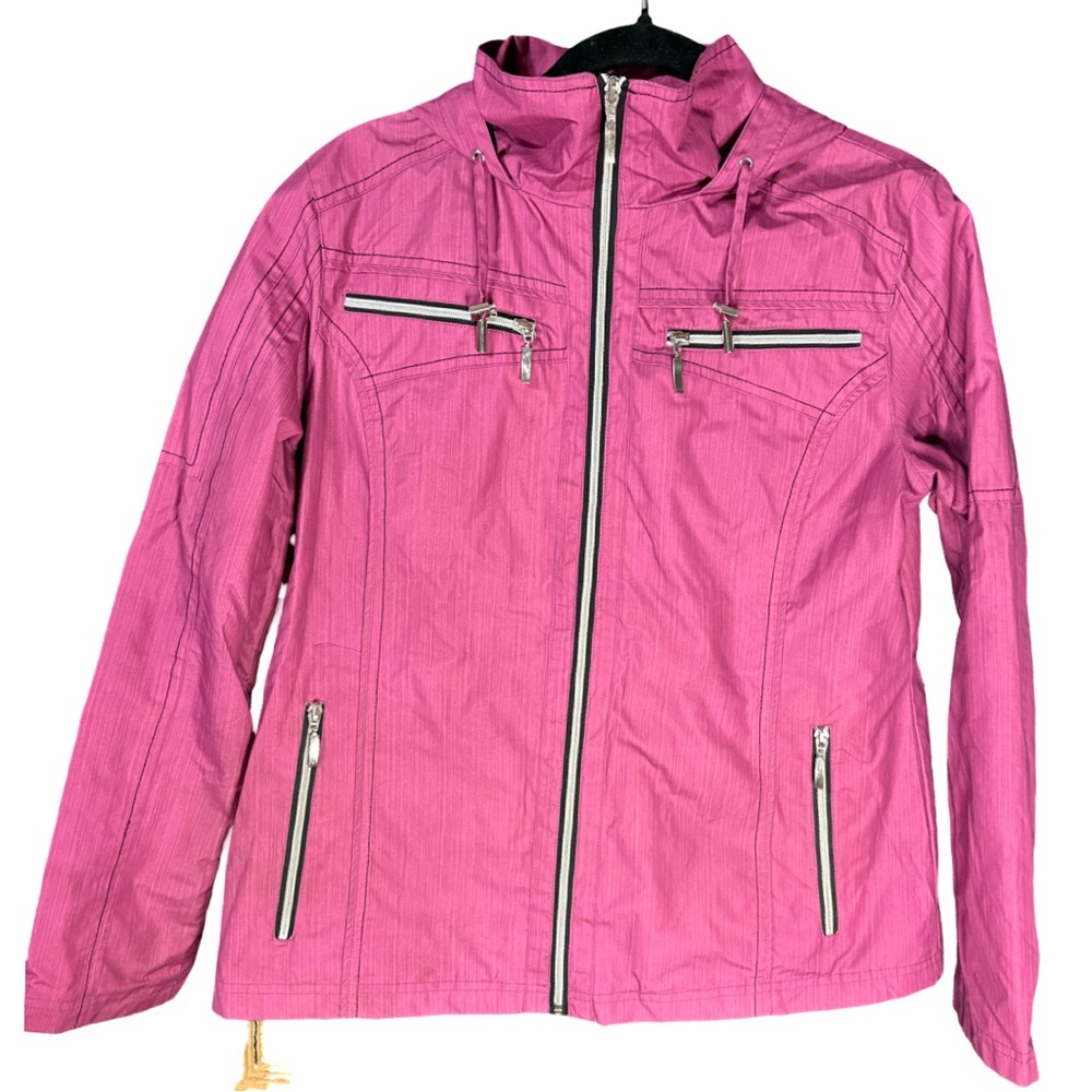 Cleo Women's Breathable Magenta Jacket/windbreaker